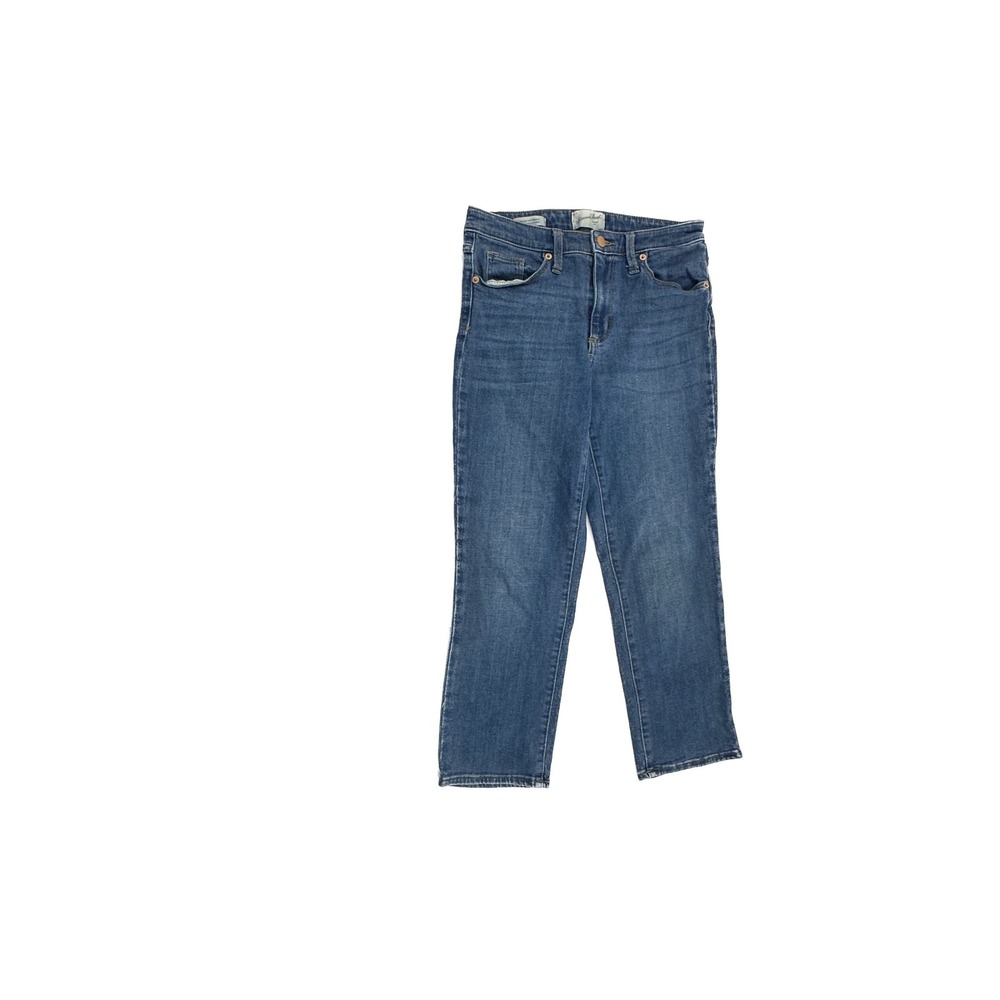 Universal‎ Thread Jeans Womens 4/27S Blue High Rise Slim Straight Dark Wash